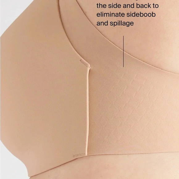 NWT Knix Size 8 wingwoman contour Bra Warm Sand Wireless 40D 42D 40DD 42DD 40E - Picture 3 of 11